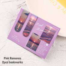 Mini Magnetic Bookmarks 2pcs/Set, Forest, Cloud And Sunset Landscape Printing, School Office Page Clips Marker Holder, Book Readers Supplies Back To School Unique Reading Gift - Multicolor - View 25