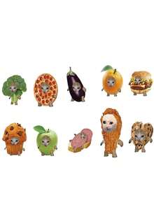 500张/卷动物猫和蔬菜贴纸，学校奖励贴纸，文具贴纸，礼品装饰标签，适用于学校用品，返校