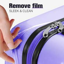 2 件/3 件行李箱套装，ABS+PC 硬壳行李箱旋转轮 TSA 锁，组合家庭旅行手提行李箱套装旅行行李箱行李箱耐用旅行行李防水冬季假期女士旅行必需品行李箱套装行李箱套装 - 彩色 - 查看 5