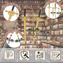 1/5PCS Fantasy 4th Wing Dragon Metal Bookmarks Dragon Themed Party Favors For Dragon Lovers Book Fans Reading Accessories Fantasy Gifts For Fiction Fans Freshman Week Opening Season Gifts Study Stationery - one-size - View 5