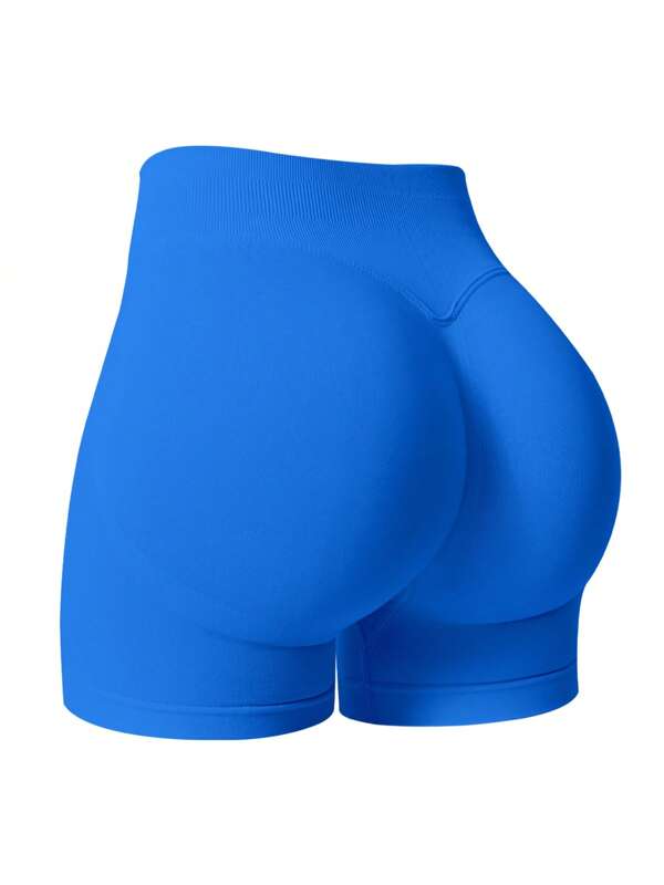 NcmRyu Pantaloni scurți de yoga modelatori, fără cusături, elastici, pentru ridicarea feselor, pentru fitness, alergare, primăvară/vară