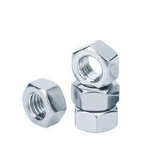 300PCS M3-0.5 Hex Nuts, Carbon Steel Metric Coarse Thread Hexagon Nut, ISO 4032, Class 4.8 Screw Bolt Fasteners, Zinc Plated Hardware Lock Nut