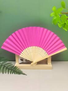 7 Inch Blank Paper Fan Colorful Paper Fan, Blank Folding Fan Painting Fan, Creative DIY Handmade Supplies Coloring, Handmade Materials, Fan For Anime, Fan For Stage, Fan For Wedding, Cooling Fan, Must Have In Summer, Many Colors For You To Choose From! - White - View 23