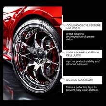 Automotive Wheel Rim Care Paste, Rust Removal Polishing Gloss-Enhancing Wheel Maintenance Paste - Multicolor - View 7
