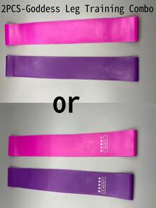 1PC/2PCS/3PCS/5PCS TPE Resistance Bands Set For Yoga Pilates Gym - Women Men Portable Stretch Bands For Legs, Arms & Booty Toning, Full Body Workout Equipment With Glute Activation, Home Fitness Exercise Elastic Bands (Squat/HIIT/Travel),Sport, Gym, Home Exercise, Strap Gym, Resistance Bands - Multicolor - View 13