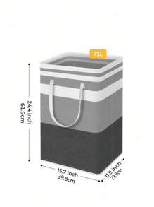 1PC Large-Capacity Laundry Basket, Multi-Purpose Storage Bag, Clothes Storage Basket, Foldable, Hand-Held Laundry Hamper