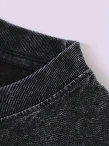 High-Quality Graphic Men's Sleeveless Vest T-Shirt - 230g Heavyweight Pure Cotton Washed Distressed Tank Top ("DINAMIKA" & Graffiti Tags Full Print, New Arrival, Fashion Casual All-Match, All Seasons Wear)