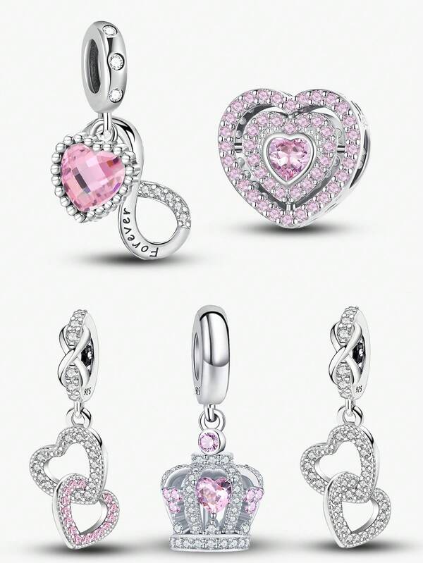 1Pc Elegant Safety Chain Charm For Women Fit Bracelets Bangles DIY Jewelry Making Dating Gift Fine Ladies Jewellery