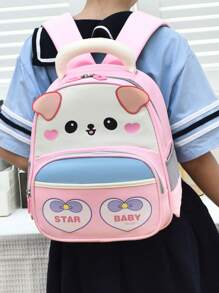Mochilas de Campus Fofas em um Novo Estilo com Estampas Adoráveis, Leves e Casuais Tanto para Meninos Quanto para Meninas, Ideais para a Escola ou de Volta às Aulas