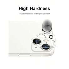 2pcs Clear Transparent Scratch-Resistant Camera Lens Protective Film Compatible With Apple 11 12 13 14 15 16 Pro Max Plus Mini, HD Clear Full Coverage Guard Applicable To Daily Shield, Office, Home Lens Protector Phone Camera Cover Waterproof Shockproof Anti-Fall Anti-Fall Anti-Fingerprint - Clear - View 5