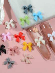 50 件 3D 蝴蝶美甲配件海滩派对婚礼美甲宝石用品小女孩可爱 DIY 美甲饰品 - 彩色 - 查看 5