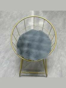 1pc French Cozy Fluffy Area Rug Set, Warm And Sweet Indoor Decorative Area Rug, Dining Chair Round Chair Mat, Dining Chair Chair Mat, Outdoor Furniture Patio Mat, Office Chair Chair Mat For Bedroom, Living Room, Dressing Room, Dressing Table, Chair, Suitable For Spring Autumn Winter Modern Decor Accessories | Soft Texture. - Multicolor - View 12