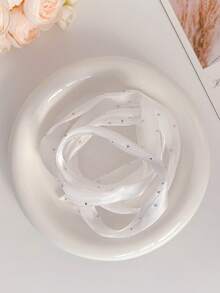 1pc Fashionable Colorful Crinkled Chiffon Data Cable Protector Sleeve With Rhinestones, Compatible With Apple Type-C & Android Cables Nan Charger Accessories Phone Accessories - Multicolor - View 12