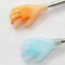 1 pieza Rascador de espalda extensible, masajeador de garra compacto y portátil, bastón de masaje manual