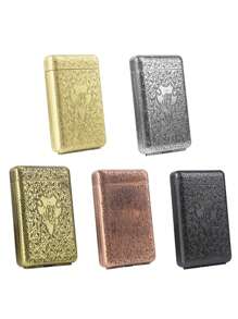 1 Stück vintage Zigarettenetui, geeignet für den täglichen Gebrauch, kreative tragbare Zigarettenbox für Männer, Vapes, Raucher Zubehör