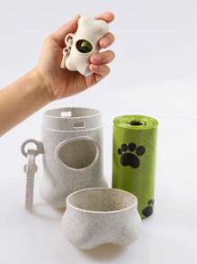 1PC Hands-Free Dog Poop Bag Holder - Heavy-Duty Battery-Free Dispenser For Outdoor Walking, Training & Christmas Stocking Stuffers, Senior Pet Owners Gift