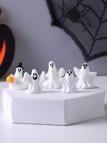 Joivida 1 Set Halloween Creative Ghost, Demon, Pumpkin, Witch Miniature Decorations, DIY Home Center Decor, Bedroom Cabinet Decor, Halloween Party Decoration, Halloween Holiday Gift Home Decor Halloween Decor Fall Decor Room Decor Autumn Decor