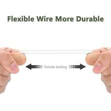 6A USB A 转 Type-C 数据线，1-3 条装，3.3 英尺/6.6 英尺超快充电线，兼容小米、荣耀、OPPO、vivo 等品牌，支持快充；USB-C 数据线兼容 16、16 Pro Max、15、15 Plus、15 Pro、15 Pro Max，兼容红米、一加等品牌，支持快充。 - 白色 - 查看 5