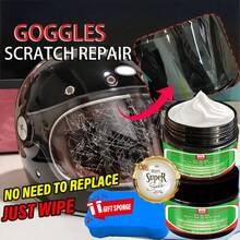 眼镜划痕修复膏 - 玻璃眼镜修复膏，防指纹防划痕，泛黄老化翻新护理膏，适用于老花镜、近视镜、游泳镜等 - 玻璃刮痕 - 查看 2