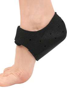 1/2 Pairs Of Gel Heel Protector Adjustable Foot Warmer Soft Breathable Heel Pad Hook And Loop Heel Cover High Fitting Fitness Supplies - Multicolor - View 9