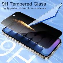 JETech Privacy Screen Protector For 15 Pro 6.1 Inch, Anti-Spy Tempered Glass Screen Protector With Easy Installation Frame, 2 Units - iPhone 15 Pro Max - 查看 6