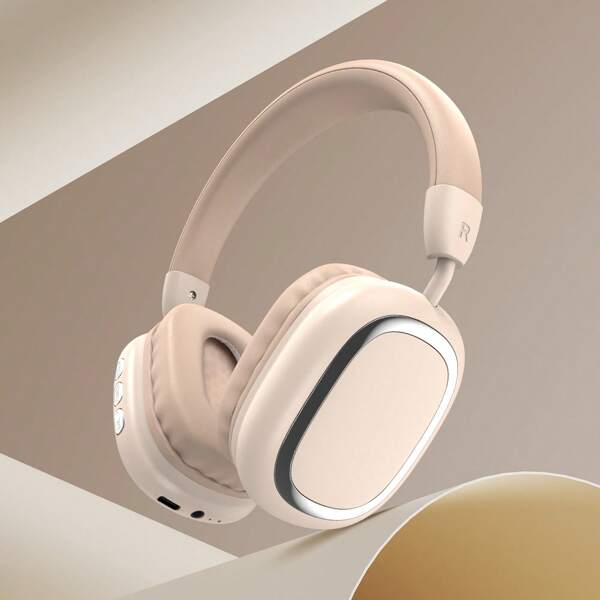 Gerripuer Foldable Wireless Headphones, High-Quality Wireless Over-Ear Gaming Headset, Lightweight & Comfortable