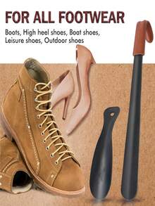 1个符合人体工学的不锈钢长柄鞋拔，适合老年人、残疾人士、孕妇使用，可用于卧室、客厅、户外和浴室。 - 銀色 - 查看 2