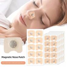 100/30pcs Magnetic Nose Strips, Oil-Free, Friendly Light Beige,Boost Oxygen Intake, Sweat-Resistant, For Expanding Nose And Increasing Oxygen Flow - Square - View 4