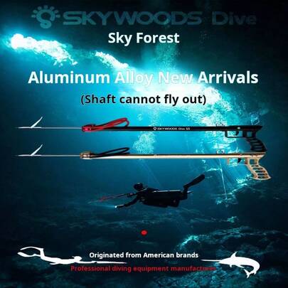 2025 New Model "Surfing The Sea" Submarine Fishing Spear Rubber Band Spring Bow - High Precision Aluminum Fishing Bow. Ergonomic Grip - Suitable For All Waterbow. Lightweight And Durable, Perfect For Outdoor Fishing, Diving, And Light Fishing Accessories.