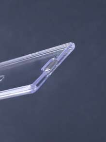 横向亚克力透明卡夹，亚克力卡盒，透明身份证卡夹，加固卡夹，塑料卡片保护套，立式办公用品。卡夹设计有拇指槽，方便滑动取出卡片，非常适合需要频繁打开卡夹的人士。您可以方便地使用此卡夹。适用于学校用品，返校 - 無色 - 查看 1