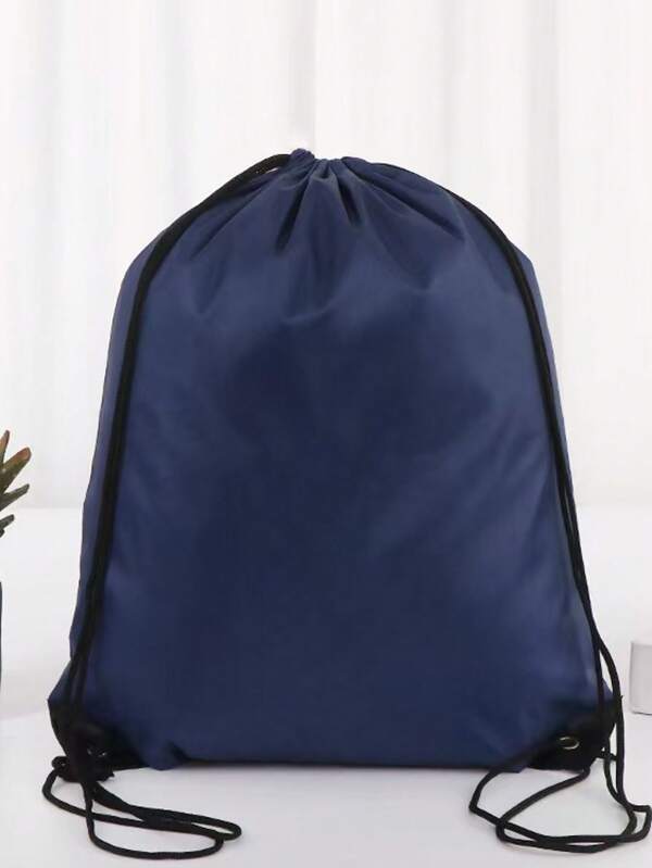 1 pieza Mochila deportiva minimalista con bolsillo de cordón para exteriores