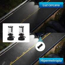 Kit de faros LED H4, con bombillas de proyector CSP 6000K, compatible con CAN bus. Accesorios para automóviles / Accesorios para motocicletas - A - Ver 7
