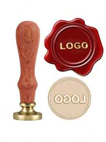 1 PEZZO PERSONALIZZATO Timbro per ceralacca da 2,5 cm con manico in legno per artigianato, buste, confezioni regalo, lauree, inviti di matrimonio, multifunzionale, ornamentale, riutilizzabile, raffinato, elegante, di alta qualità, colorato, moderno, personalizzato, unico, regalo ideale per lui, regalo ideale per lei, fidanzato, papà, fidanzata, mamma, famiglia, amici, sala da tè, casa, giardino, ufficio, per anniversari, per San Valentino, per la Festa della Mamma, per compleanni, per la Festa del Papà, per lauree, per matrimoni, per il riscaldamento della casa, per scrapbooking e forniture per timbri