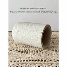 ATGRWYER 2PCS Concrete Bathroom Tumbler Cup Set,Toothbrush Holder,Hotel Mouthwash Cups Made Of Cement Material With A Sense Of Design - Default - View 3