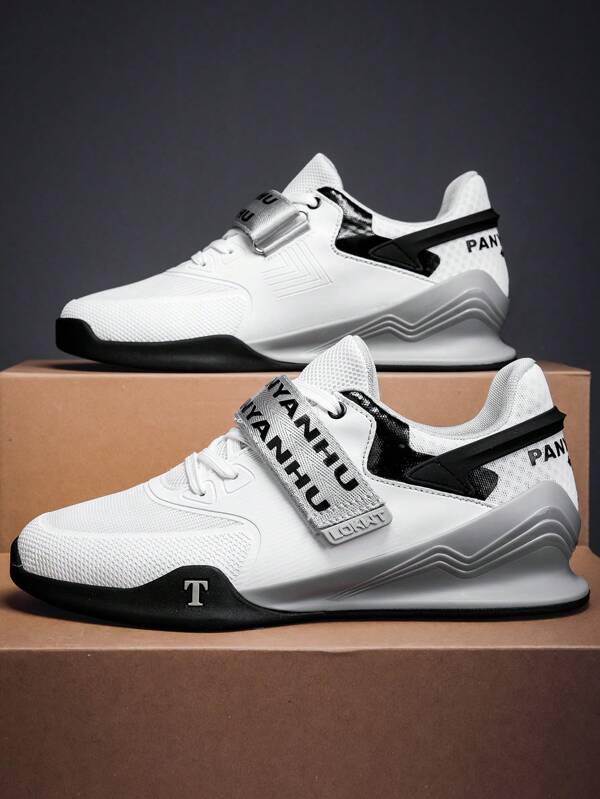 TACHUAN Zapatos profesionales para sentadillas para hombres y mujeres, zapatos de halterofilia para sentadillas, peso muerto, acondicionamiento físico y entrenamientos en interiores