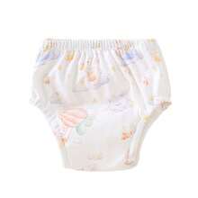 5 件可重复使用的婴儿训练裤，可洗尿布袋，透气如厕学习内衣，防水防漏幼儿尿布，柔软舒适的材质，适合所有季节的婴儿