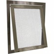 New PetSafe Cat Door For Screen Door Size Small For Small Dogs And Cats Up To 30 Lb Use In Screen Doors Window Screens And Porch Screens - Brown - View 1