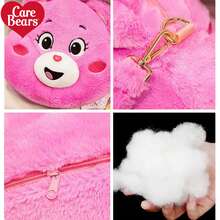 CARE BEARS Heart-Shaped Plush Shoulder Bag, Large Capacity Crossbody Bag, Fashionable And Versatile, Soft And Skin-Friendly, Comfortable To Carry - Suitable For Work, Study, Travel, Shopping And Storage, A Great Christmas Gift Choice. - 彩色 - 查看 9