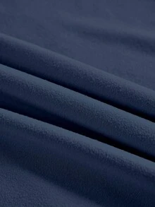 Camiseta de manga corta informal con estampado combinado de letras del alfabeto y flores para el verano, CON PERO BUSCA PRIMERO SU REINO Y SU JUSTICIA, Y TODAS ESTAS COSAS TE SERÁN AÑADIDAS Mateo 6:33 Camisetas gráficas para mujer - Azul - Ver 4