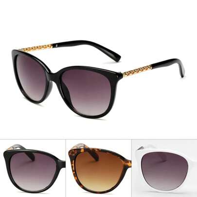 New Vintage Brand Design Ladies Cat Eye Sunglasses Women  Frame Luxury Sun Glasses For Female
