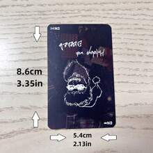 1pc K-Pop Idol Jungwon & Heeseung Christmas Card, Cartoon Cute LOMO Card, Double Sided Matte Card, Jake & Sunoo Fan Collectible Gift