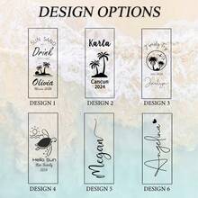 1 Piece Personalized 20 Oz Vacation Mug, Custom Travel Mug, Beach Mug, Stainless Steel Mug, Girls Travel Gift, Laser Engraved Mugs - Multicolor - View 7