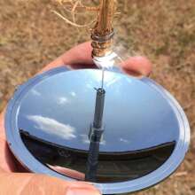 1 Stück Outdoor Solar Feuerzeug Camping Überlebens-Feuerstarter wasserdicht & windgeschützt Outdoor Notfall-Werkzeug Zubehör Outdoor Fuego Solar.
