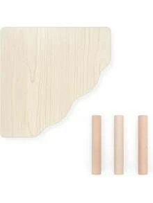 仓鼠木制平台玩具，适合仓鼠、沙鼠或其他小型宠物 - 彩色 - 查看 8