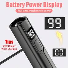 1 pieza Lámpara UV LED portátil y mini con forma de pluma para secar uñas de gel, luz de gel UV para uñas que seca rápidamente, lámpara LED de gel para uñas profesional para uso en casa y salón de belleza