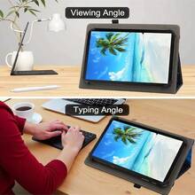 LZUniversal 7 8 Inch Android Tablet Case Dluggs Slim Folding Stand Folio Leather Case Cover For 7.08.5 Inch Tablet With Hand Strap Blue Butterfly1510 - 藍色蝴蝶 - 查看 5