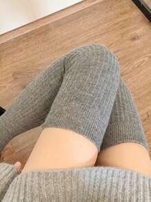 Calze lunghe fino al ginocchio per donna, calze lunghe e annodate, calze alte per stivali