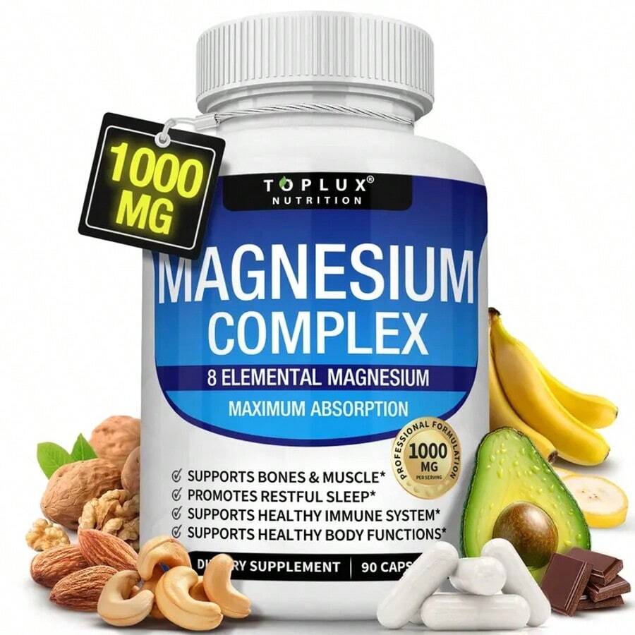 Magnesium Complex 8 EssentialMagnesium Supplement Fitness Edible - Khác - Xem 1