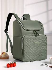 17L Large Capacity Insulated Backpack Fashion Insulation Meal Bag - Perfect For Camping & Picnics Waterproof And Leakproof Oxford Car Ice Case Dinner Food Fresh Keeping Box With Zipper Adjustable Shoulder Strap Multiple Colors Back To School Supplies Bag For School School Accessories School Stuff - Multicolor - View 14