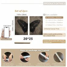 2 Cái/Bộ, Tranh Canvas Treo Tường, Tranh Treo Tường Có Khung, Bướm Đen Cổ Điển, Tranh Treo Tường Thời Victoria, Trang Trí Nhà Nông Thôn Mộc Mạc, Trang Trí Nhà Tự Nhiên Gothic, Thẩm Mỹ Tranh Sơn Dầu Cổ Điển, Nghệ Thuật Gothic, Thích Hợp Cho Trang Trí Phòng Khách, Trang Trí Phòng Ngủ, Trang Trí Phòng Tắm, Trang Trí Phòng Khách, Trang Trí Ký Túc Xá, Trang Trí Phòng Ăn Và Nhà Bếp, Trang Trí Nhà Ma Ám Hoặc Tiệc Halloween, Trang Trí Nhà Halloween, Quà Tặng Trang Trí Halloween, Trang Trí Mùa Thu, Trang Trí Halloween, Halloween - Nhiều màu - Xem 15